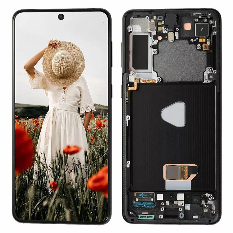 স্যামসাং গ্যালাক্সি এস 21 প্লাস এলসিডি ডিসপ্লে টাচ স্ক্রিন অ্যাসেম্বলি প্রতিস্থাপনের জন্য