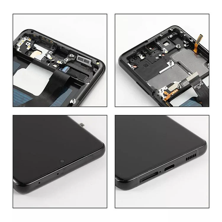 স্যামসাং গ্যালাক্সি এস 21 আল্ট্রা এলসিডি ডিসপ্লে টাচ স্ক্রিন অ্যাসেম্বলি প্রতিস্থাপনের জন্য